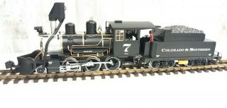 Lgb 25192 Colorado & Southern 2 - 6 - 0 Mogul Locomotive & Tender G Scale 7