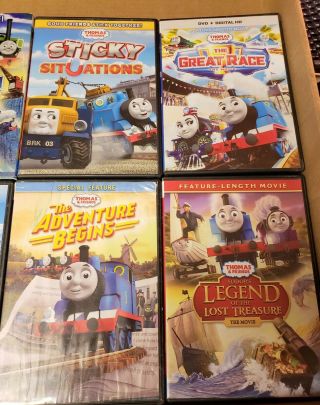 8 Thomas the Train Trackmaster DVDs Blue Mountain Mystery Movie Shorts 3
