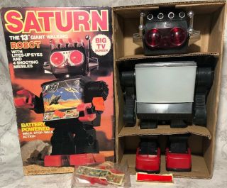 Saturn The 13” Giant Walking Robot Battery Powered