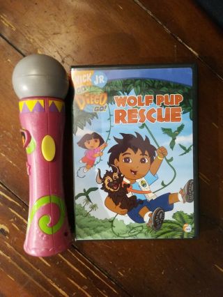 Mattel Dora The Explorer Songs & Tunes Microphone Musical Toy And Nick Jr.  Dvd