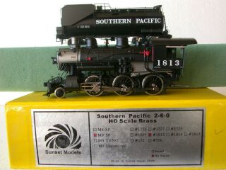 Sunset Models Ho Brass Southern Pacific Sp 2 - 6 - 0 M9 Non - Sound Dc 1813
