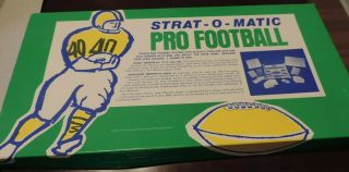 1968 Strat - O - Matic Football With 1976 Los Angeles Rams & 1975 Dallas Cowboys
