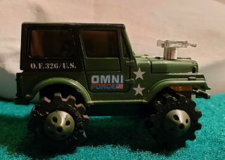 Vintage 1980 ' s Rough Rider Omni Force Military Jeep Runs Good 2