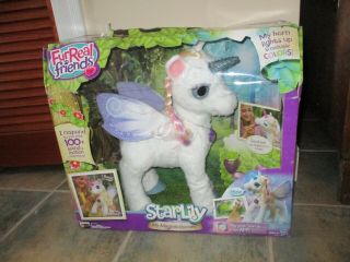 Furreal Friends Starlily My Magical Unicorn Plush Interactive Pet B0450.