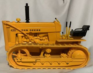 John Deere 430 Crawler Tractor Industrial Toy 1/16 Ertl Die Cast Metal No Blade 3