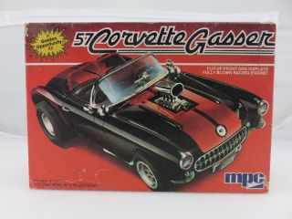 Mpc 1957 Corvette Gasser 1/25 Scale Plastic Model Kit Unbuilt