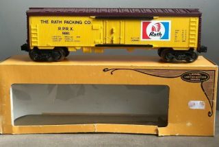 Lionel O Ga 9881 Rath Packing Reefer Car Limited Edition W/or Box Model Train Rr