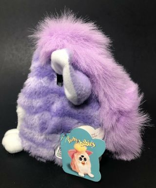Furby Babies 1999 - - PURPLE WITH BROWN EYES - TIGER ELECTRONICS 2