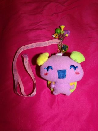Tamagotchi (music Star Pet) With Pet Pouch,  4 Charms,  And Lanyard.