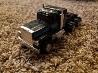 Vintage Schaper Stomper Semi Mack Truck 1980s Black Semi Non -