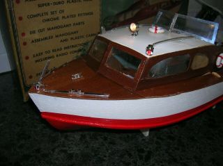 Toy Wood Boat With Box Ito K&o Battery Operated Boat By Craft Masters