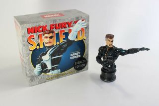 Bowen Marvel Mini Bust Nick Fury Stealth Edition In Package 1213/4000