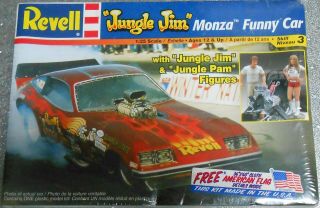 Revell Jungle Jim Monza Funny Car 1:25 Scale Model Kit 85 - 7689