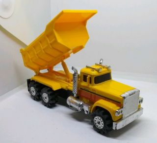 SCHAPER STOMPER MACK Dump Truck Heavy Hauler semi - yellow 2