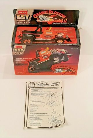 Vintage Playskool 1984 Sst Sized Trucks Orange Blossom Special Ii Box Only