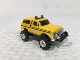 Schaper Stomper Yellow Ford Bronco Truck 4x4 Toy 1 Of 12