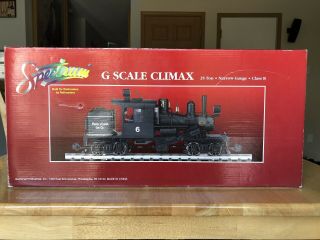 Bachmann Spectrum G Scale Climax 25 Ton Narrow Guage Class B Locomotive