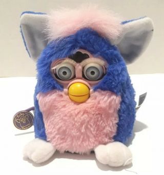 1999 Tiger Electronics Furby Babies Blue And Pink W/tag 70 - 940 Cond.