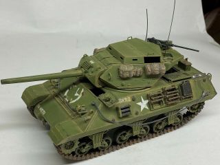 Ww2 Us M10 Tank Destroyer,  1/35,  Built & Finished For Display,  Fine,  Airbrushed.