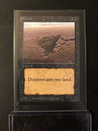 1x Mtg Magic The Gathering Sinkhole Collector 