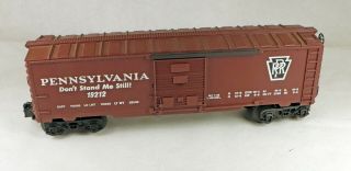 (2) Lionel 6 - 19212 Box Car Pennsylvania 19212 0/027 Scale