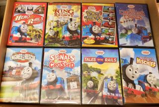 8 Thomas The Train Trackmaster Dvds King Of The Railway Movie Shorts