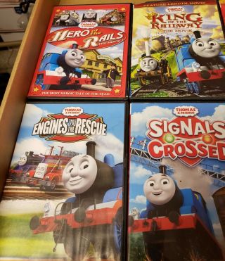 8 Thomas the Train Trackmaster DVDs King of the Railway Movie Shorts 2