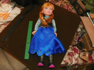 2013 Disney Frozen Princess And Me Anna 18 " Doll Dress And Boots