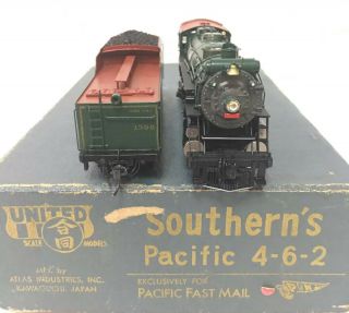 Ho Scale Pfm/united Brass Custom Pacific 4 - 6 - 2 Loco W/tender Southern 1396