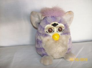 Baby Furbie 1999 - - Purple With Brown Eyes - Tiger Electronics