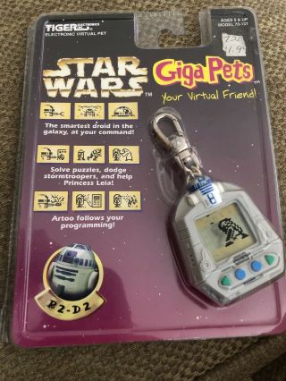 1997 Tiger Electronics Star Wars Giga Pets Artoo R2d2 Electronic Virtual Pet