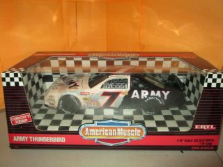 Ert American Muscle Alan Kulwicki 7 Army Thunderbird 1:18 Diecast
