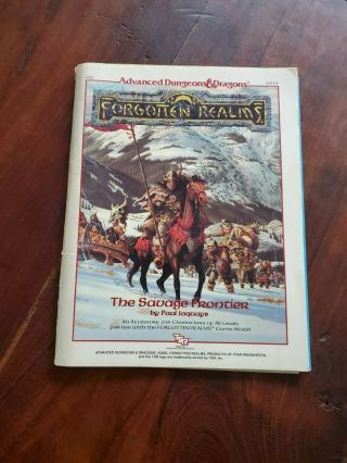 D&d Forgotten Realms Accessory The Savage Frontier Fr5 - Maps