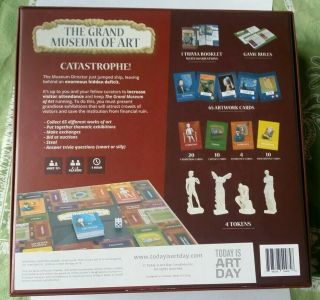 The Grand Museum Of Art Board Game - Opened But Never Played