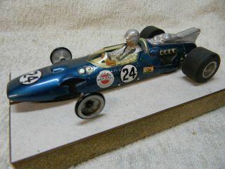 1/24 Scale Vintage Eagle Indy 500 Race Car Champion Blue Slot Car