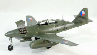 1/48 Hobbyboss - Me 262 B - 1a/avia Cs - 92 - Very Good Built & Airbrush Painted