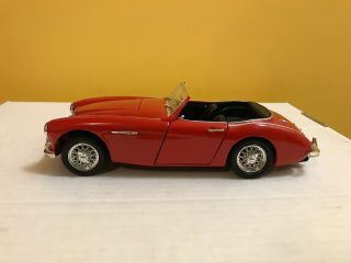 Ertl 1/18 European Classics 1961 Austin Healey 3000 Mark Ii Red Diecast Model