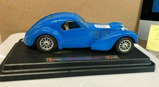 1934 Bugatti Type 59 Blue 1/18 Diecast Model Car By Bburago 3897