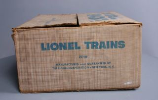 Lionel 2271w O Gauge Postwar Freight Set Box Only/box