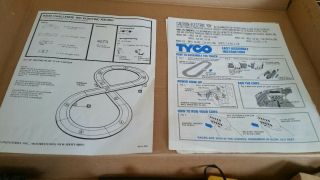 Vintage Tyco Challenge 100 Track,  Controllers,  cars 3