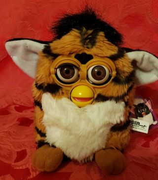 Tiger Electronics Furby Tiger 1998 Model 70 - 800 Black Hair With Tags