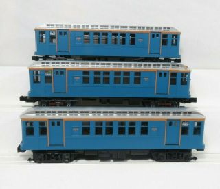 Mth 30 - 2760 - 1 York Transit Blue Q Type 3 Car Subway Set W/proto 2.  0 Ln
