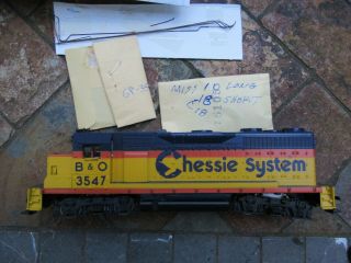 Vintage Athearn Chessie Systems B & O GP - 35 Locomotive,  4208 2