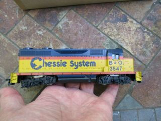 Vintage Athearn Chessie Systems B & O GP - 35 Locomotive,  4208 3