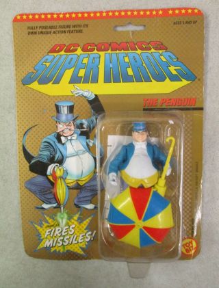 Moc 1989 Toybiz Dc Comics Heroes The Penguin Action Figure