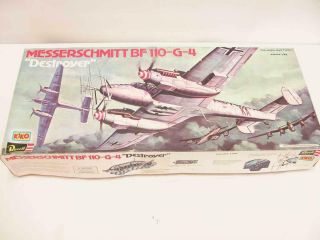1/32 Revell Messerschmitt Bf 110 - G - 4 Destroyer Night Fighter Model Kit Complete