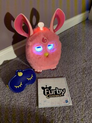 2016 Furby Connect Hasbro Pink Bluetooth Interactive Talking Electronic Toy