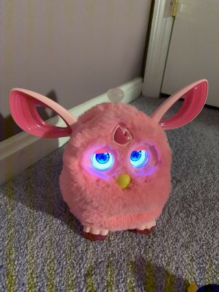 2016 Furby Connect Hasbro Pink Bluetooth Interactive Talking Electronic Toy 2