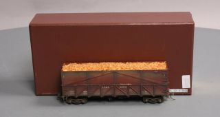 W & R Ho Brass Sp&s Woodchip Car - Version 2 - F/p Mineral Red 22745 - Pro Weat