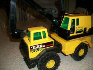 Vintage Tonka Large Mighty Diesel Digger/ Back Hoe 3